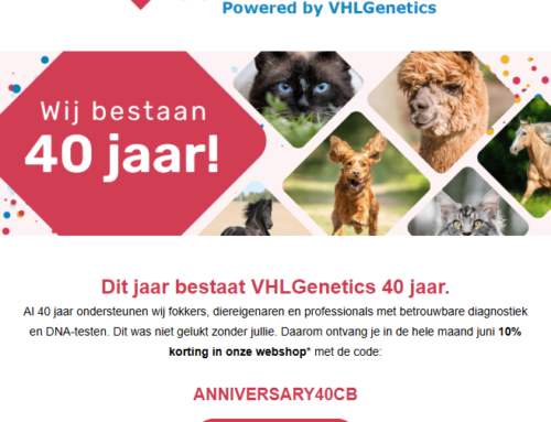 Nieuwe DNA-testen & updates juni